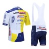 Set Fietsshirt + Korte Koersbroek 2024 Intermarche Wanty Wit